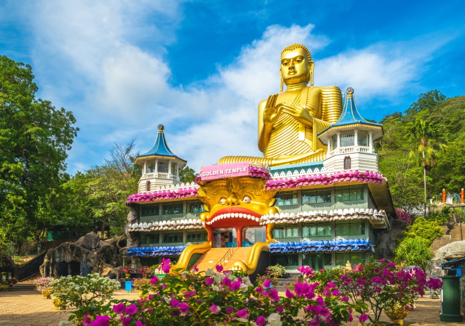 Le Temple d'or de Dambulla