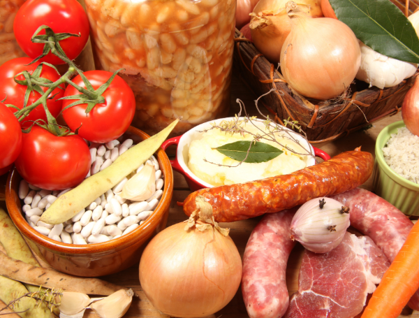 Tous les ingrédients pour un bon cassoulet toulousain